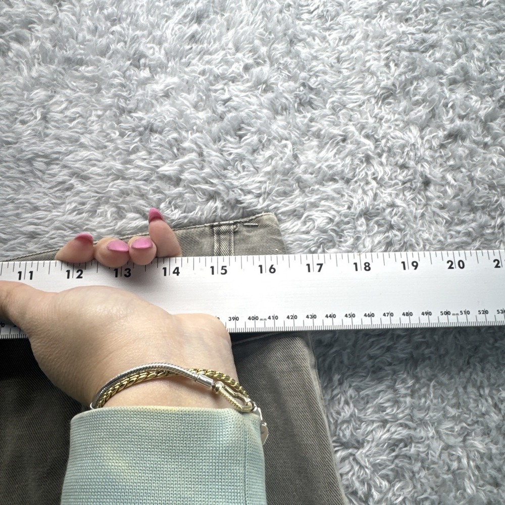 Women's Athleta Size 12 Cargo Skirt Green Granola Girl Pockets Tencel Lyocell - Picture 12 of 12